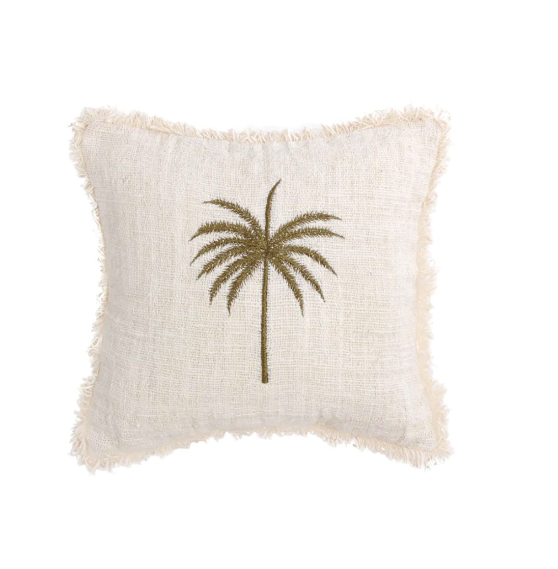 LEAH PALM CUSHION 18X18