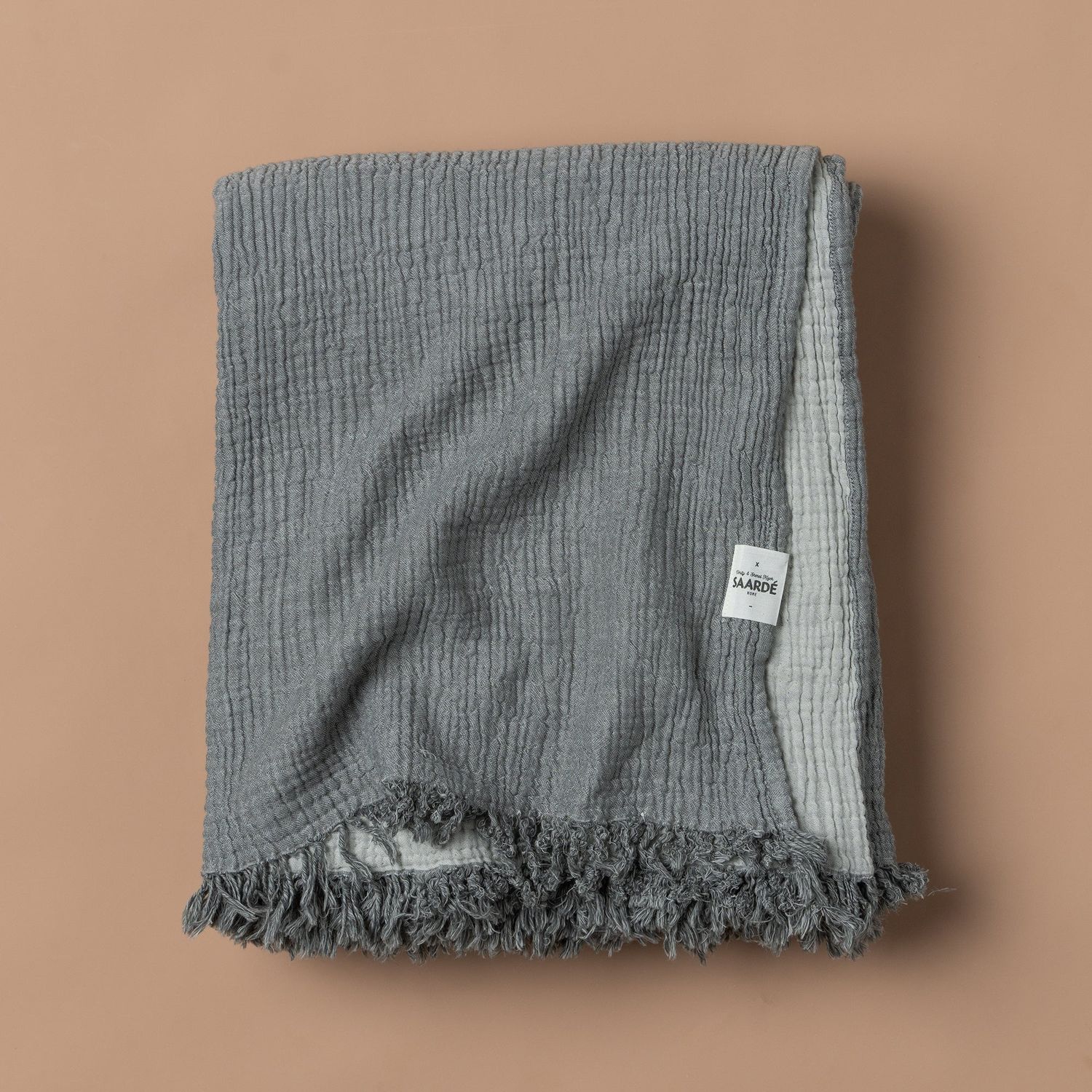 ENES BED COVER - CHARCOAL