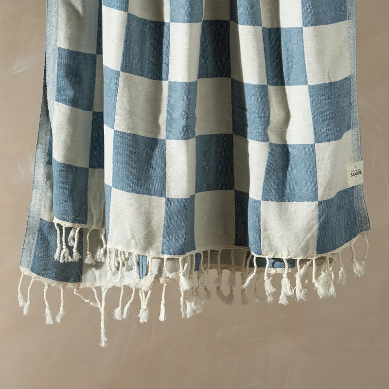 SICILY COTTON TOWEL - BLUE