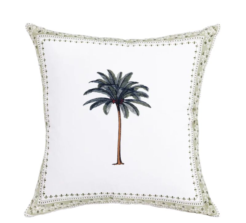 GREEN IMPERIAL PALM 19X19