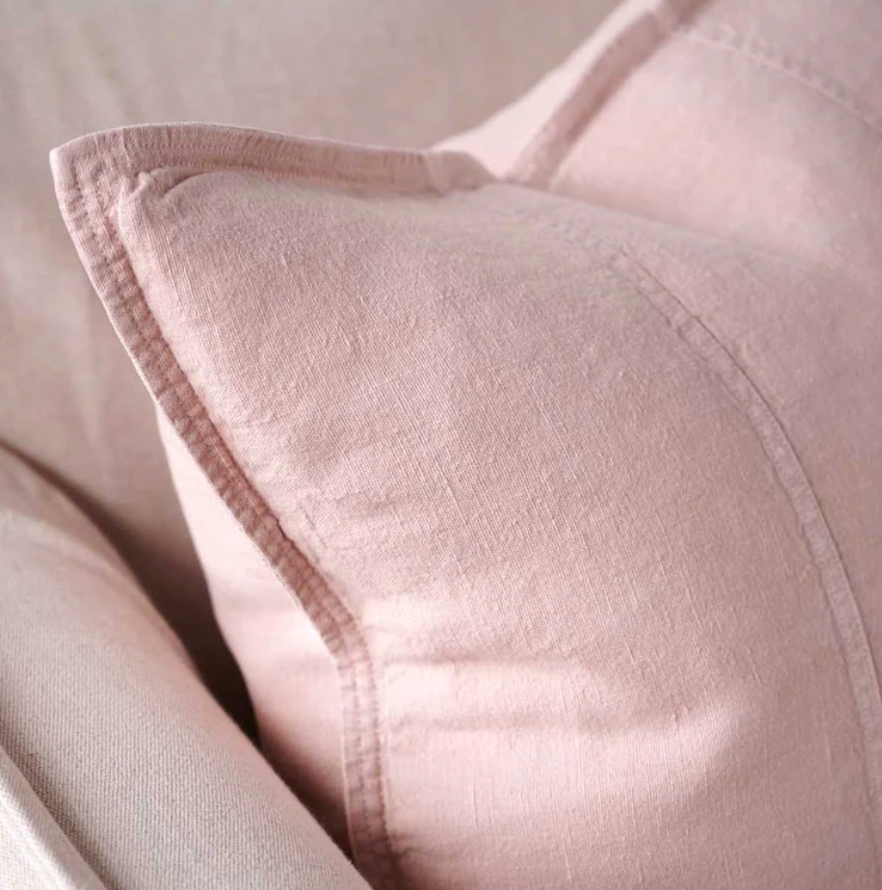 LUCA LINEN CUSHION - MUSK 20X20