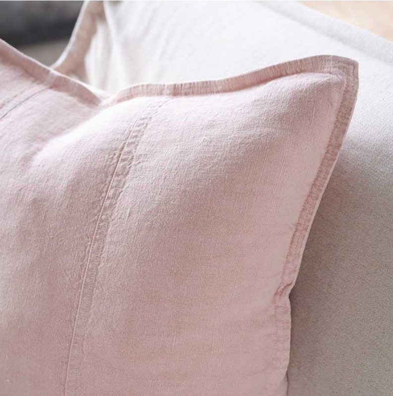 LUCA LINEN CUSHION - MUSK 24X24