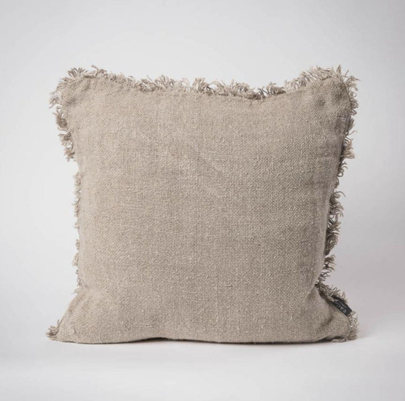 BEDOUIN LINEN CUSHION 24X24 - NATURAL