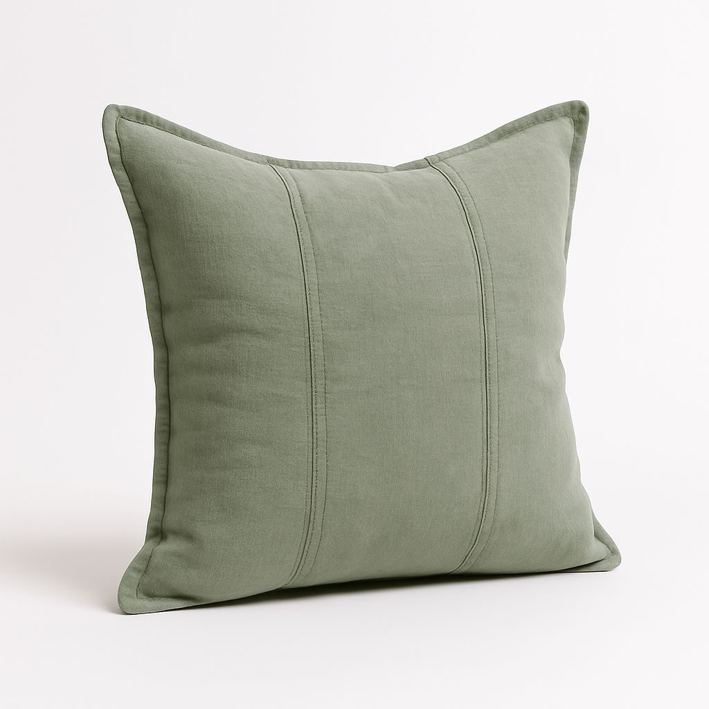 LUCA LINEN OUTDOOR CUSHION - PISTACHIO 24X24