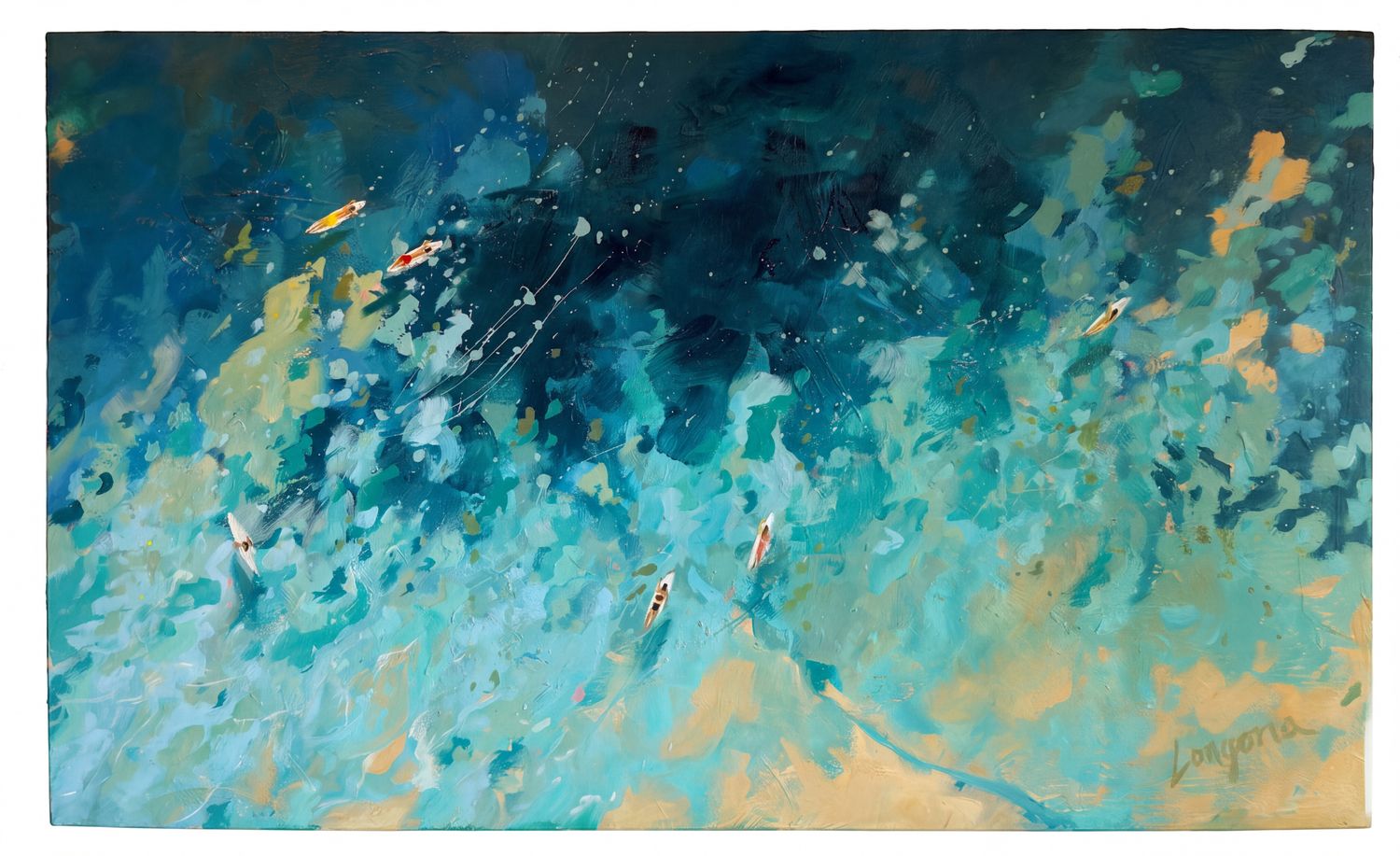SEE YOU IN THE AFTERNOON 36" x 60"