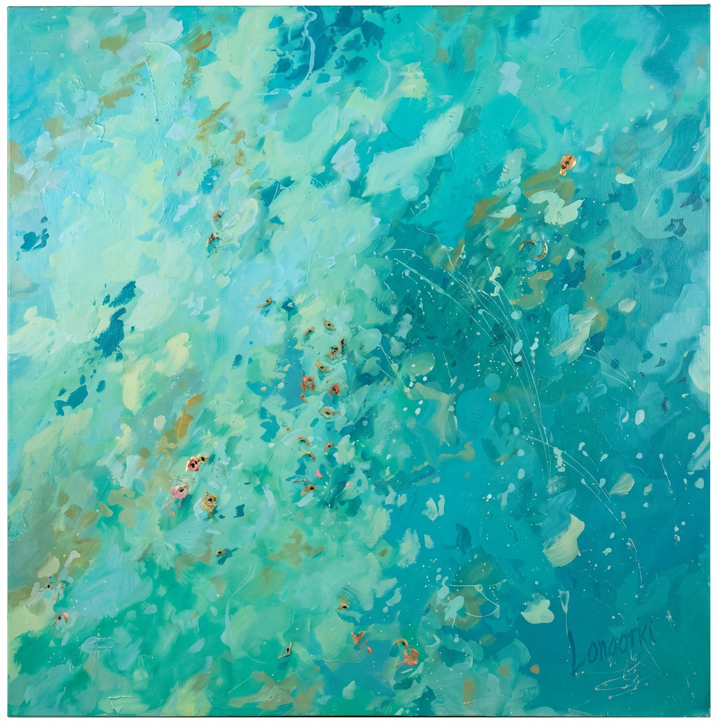SHALLOW DAYDREAM 48" x 48"