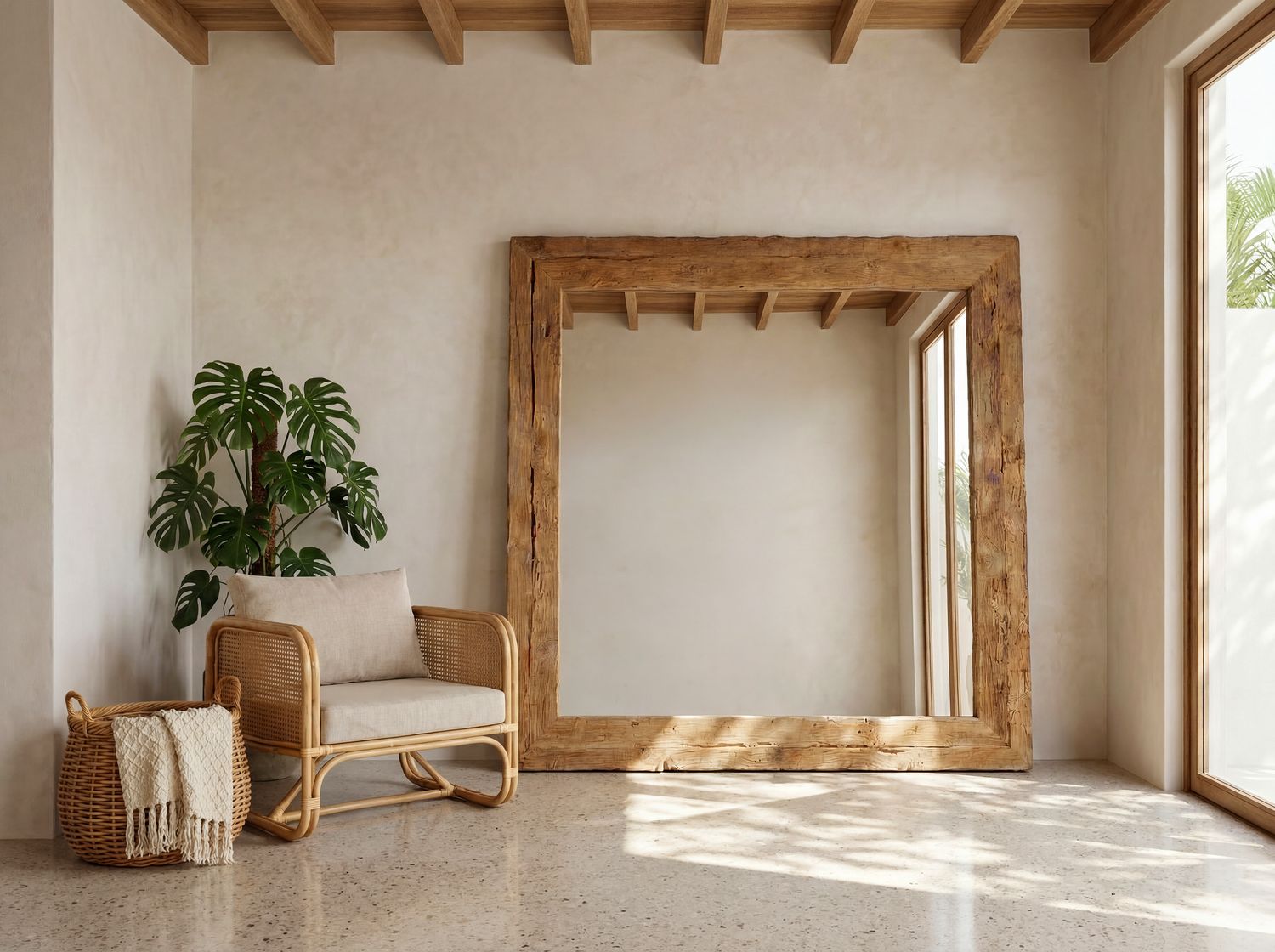 ASTER TEAK MIRROR
