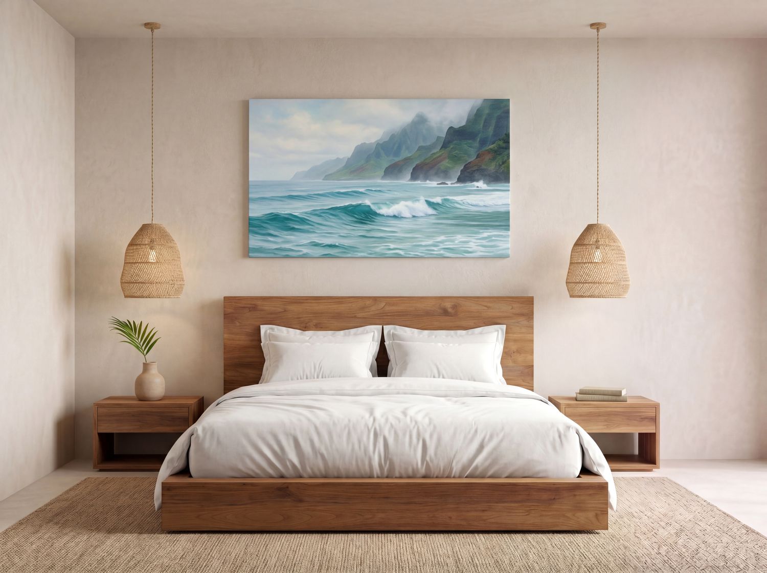 MAUI TEAK BED