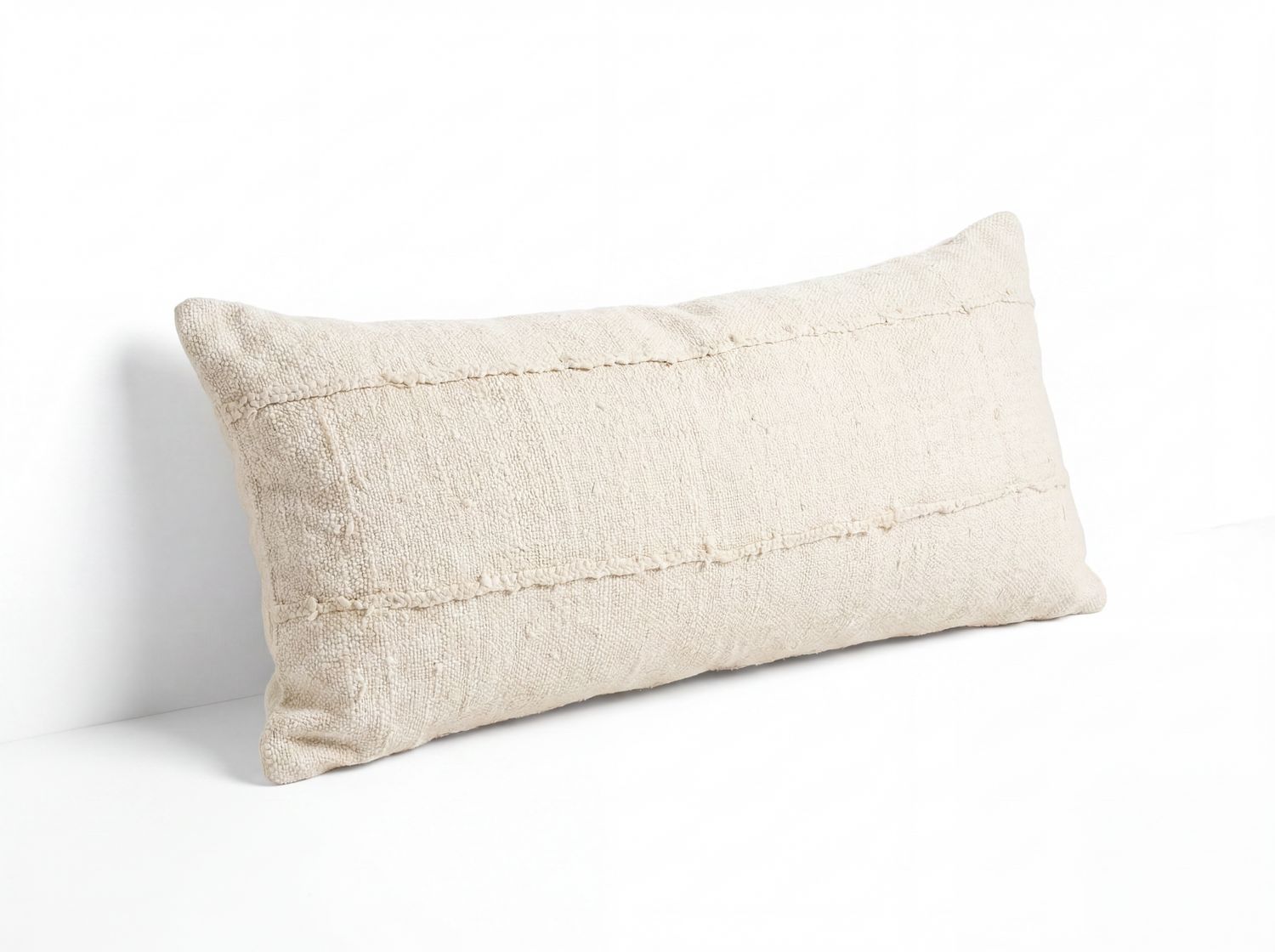 CREAM MUDCLOTH LUMBAR