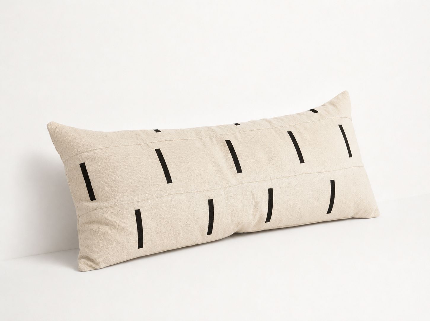 CREAM MUDCLOTH LUMBAR