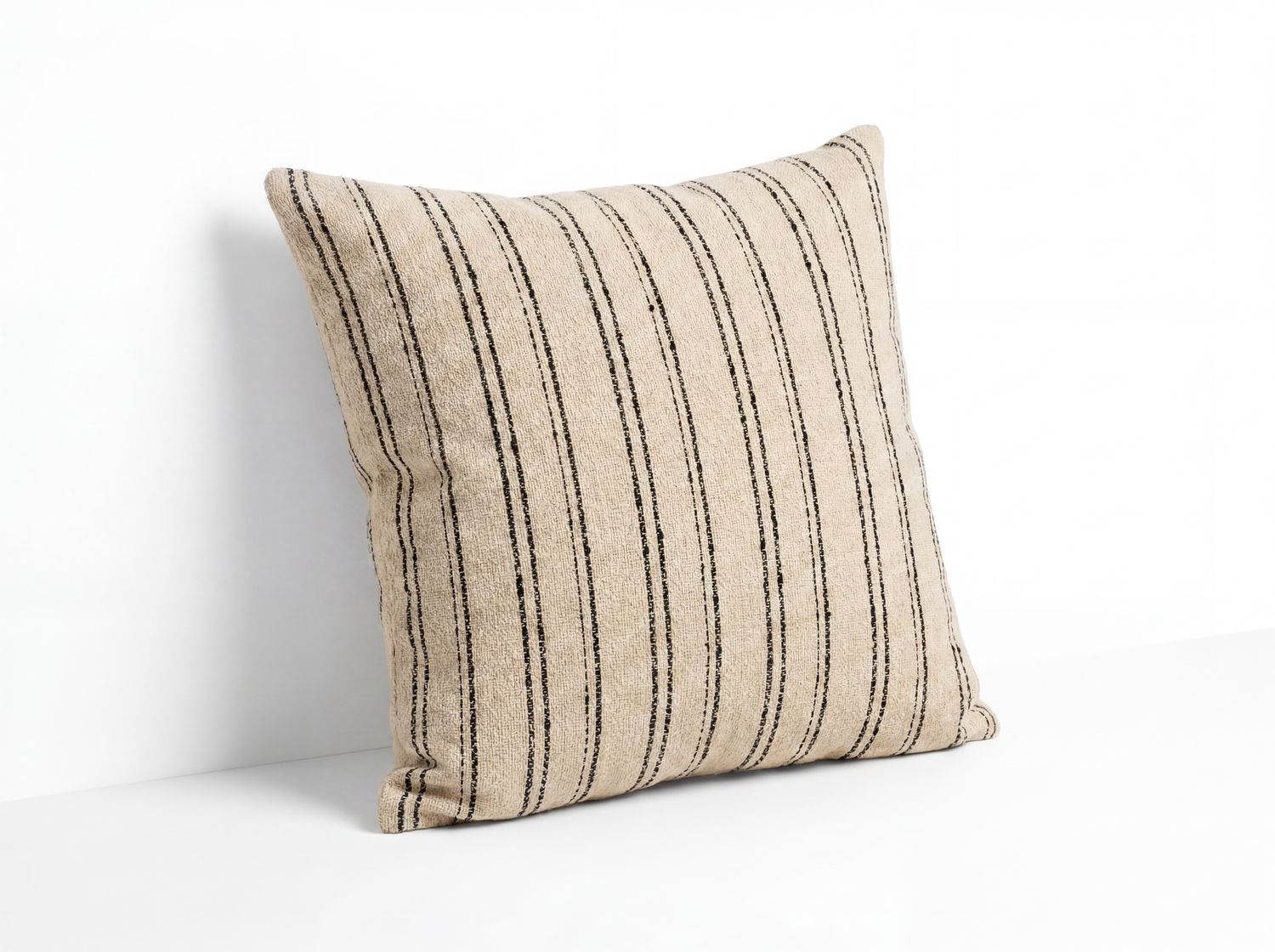 ALBA BLACK STRIPE CUSHION