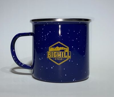 Foundry 16 oz Enamel Coffee Mug Blue