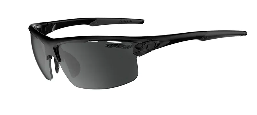 Tifosi Rivet Blackout - Smoke/AC Red/ Clear Lenses