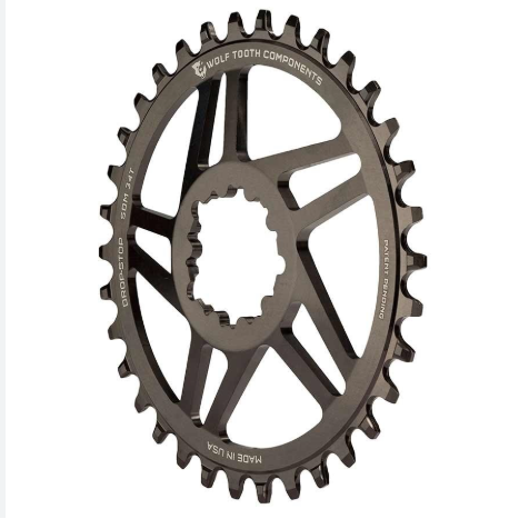 Wolf Tooth Components SRAM GXP Chainring 26t 9-12s BCD: Direct Mount Aluminum Black