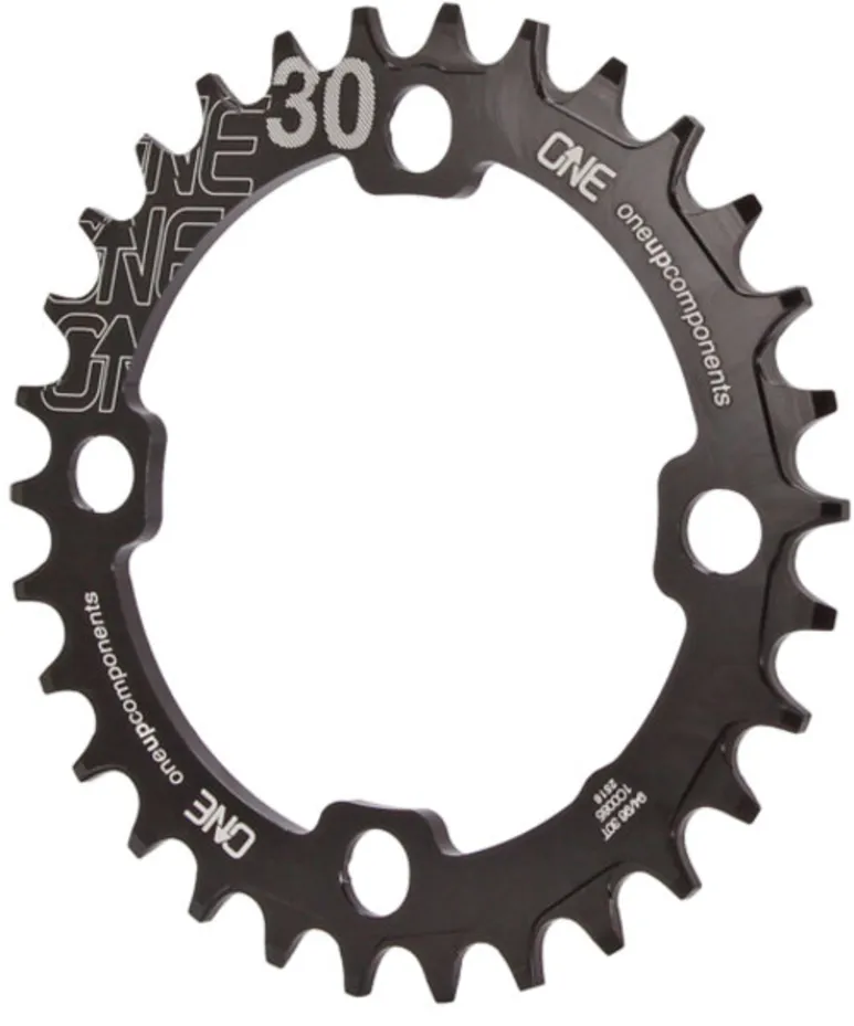 OneUp Components 94/96 BCD Round Chainring - Black - 30T