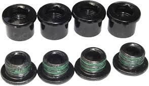 Truvativ Chainring Bolt Kit 4-arm Single w Aluminium Guard - Black