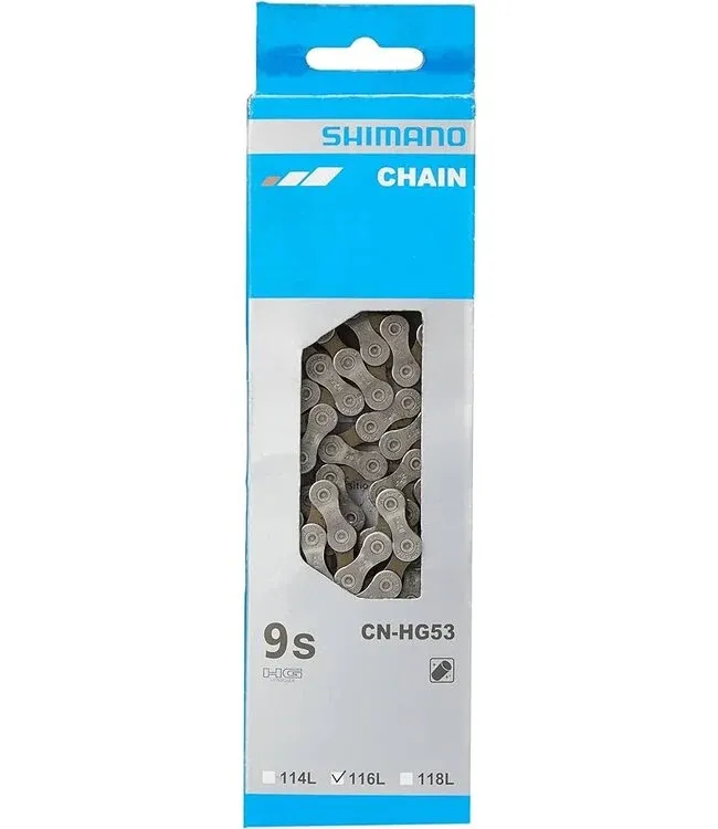 Shimano CN-HG53 9s Chain 116 links - Silver