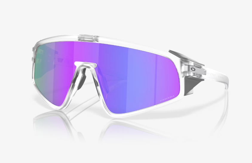 Oakley Latch Panel Matte Clear w Prizm Violet
