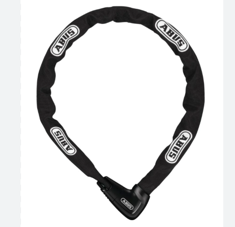 Abus Steel-O-Chain 9809K XPlus 9mm 170cm 5.6&#39; - Black