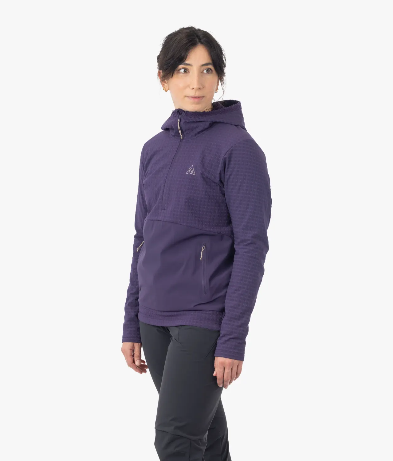 7Mesh Women&#39;s Chilco Anorak Pullover, Color: Purple Velvet, Size: M