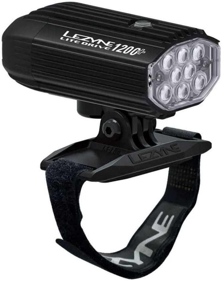 Lezyne, Helmet Lite Drive 1200+, Light, Front, Black