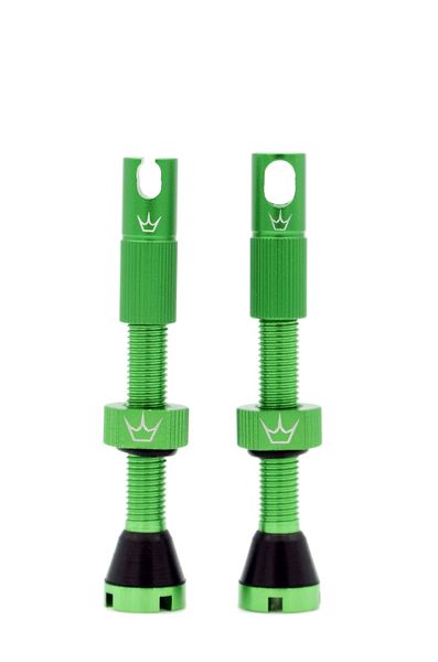 Peaty's x Chris King MK2 Tubeless Valves, Color: Matte Emerald