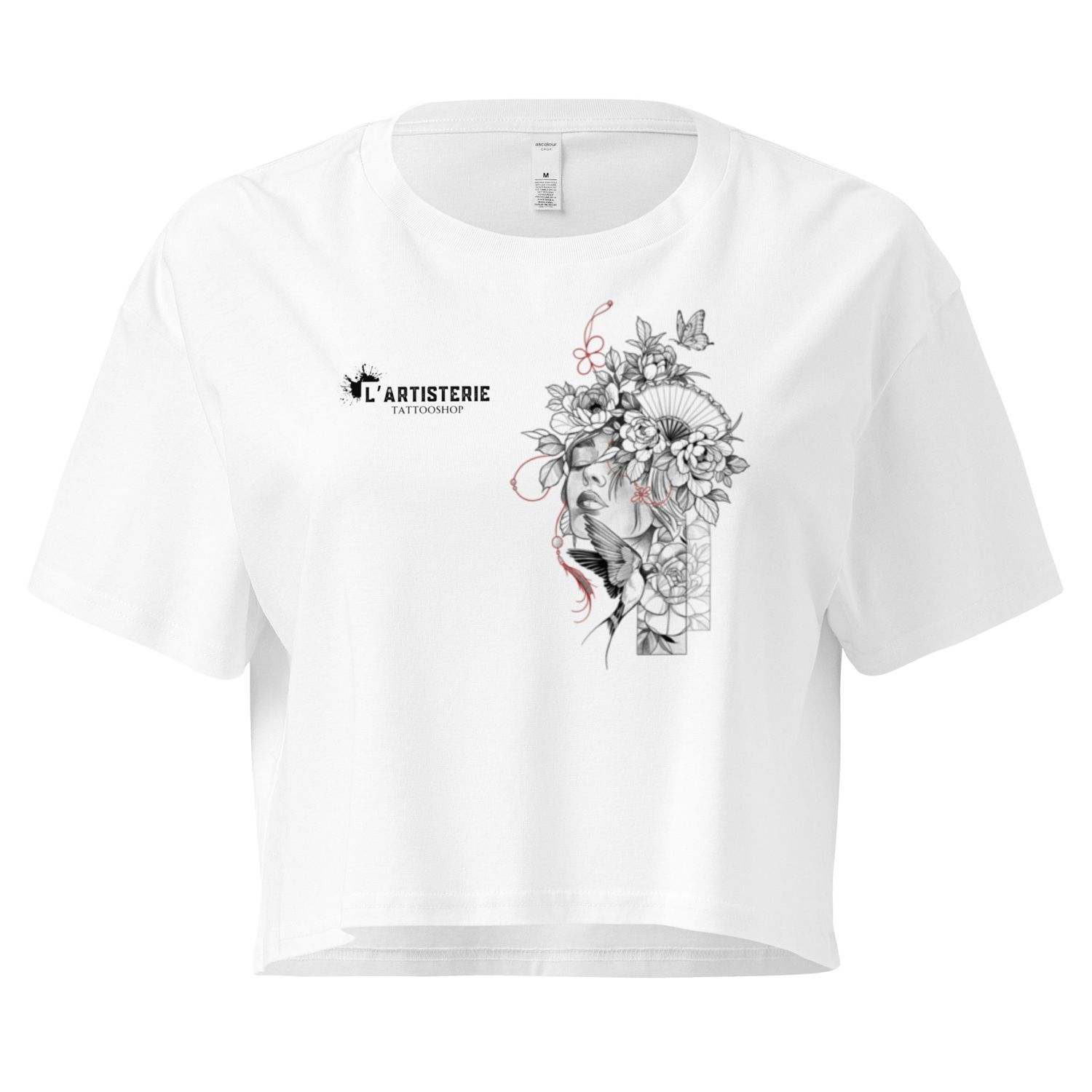 Crop top Women Flowers