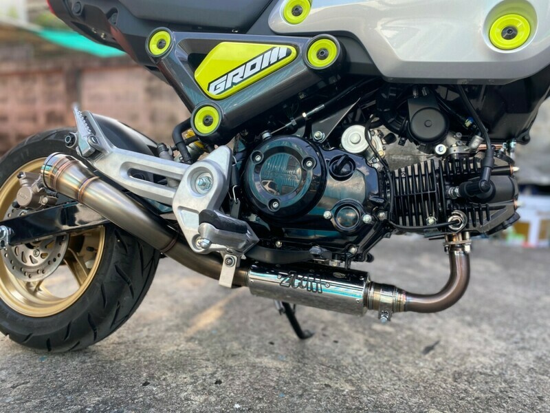 ZoOM Exhaust Honda MSX GROM 125 2022-2025 Gen3 Full System Brute Low Mount