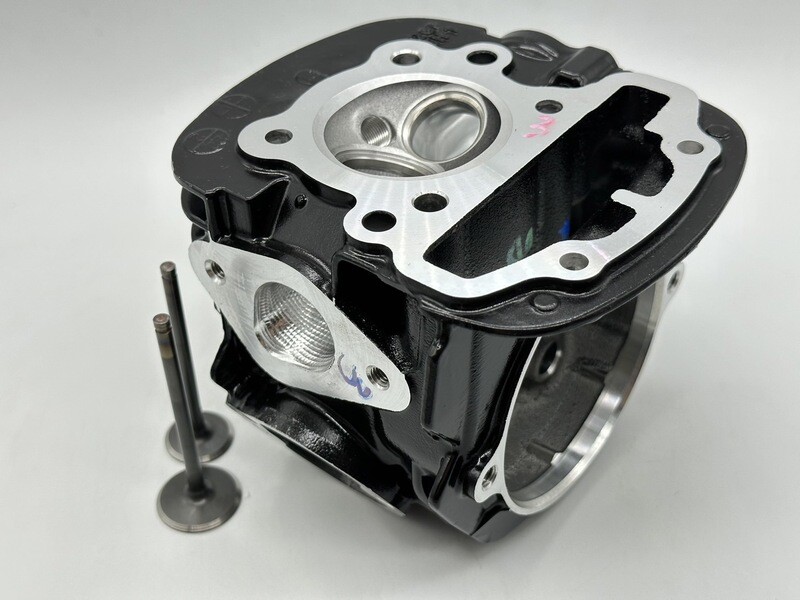 STR Cylinder Head Oversize Valves CNC dimpling Ported Honda GROM 125 Monkey 125 ST DAX 125 2022-2024
