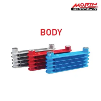 Custom Morin Racing Complete Oil Cooler Kit Kawasaki Z125 Custom Morin Racing Complete Oil Cooler Kit Kawasaki Z125