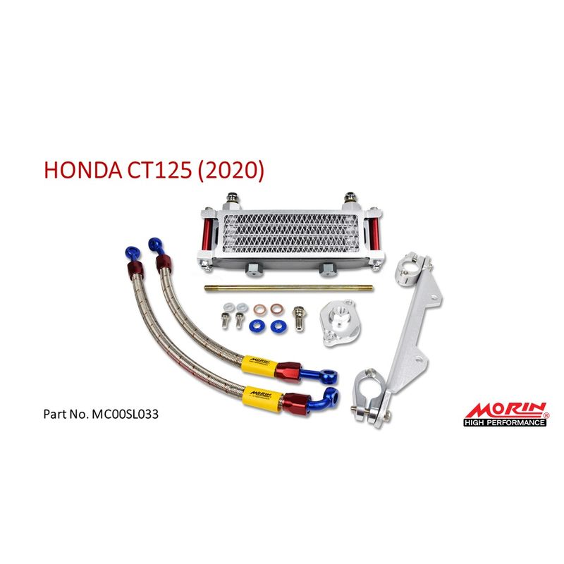 Custom Morin Racing Complete Oil Cooler Kit HONDA CT TRAIL 125 2018-2020 GEN1 JA55