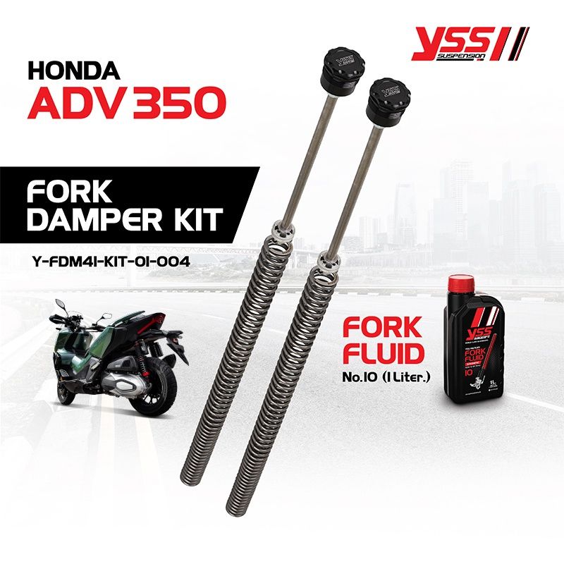 YSS Front Fork Upgrade Spring Kit Honda ADV 350 2022-2025 STD Y-FDM41-KIT-01-004 / LOAD 1&quot; Y-FDM41-KIT-01-005