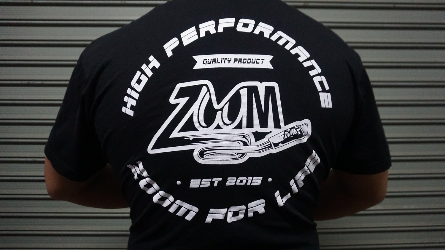 ZoOM T-Shirt Black Size XL