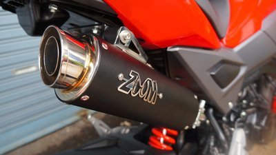 ZoOM Exhaust Honda GROM 125 MSX SF 2017-2021 Full System High Mount  Black SLZ
