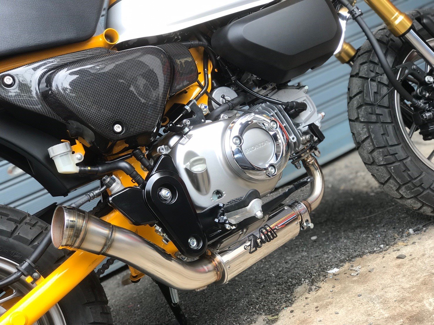 ZoOM Brute Exhaust Honda Monkey 125 Full System 2019-2023 Low Mount