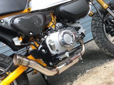ZoOM Brute Exhaust Honda Monkey 125 Full System 2019-2020 + Carbon Fiber Side cover
