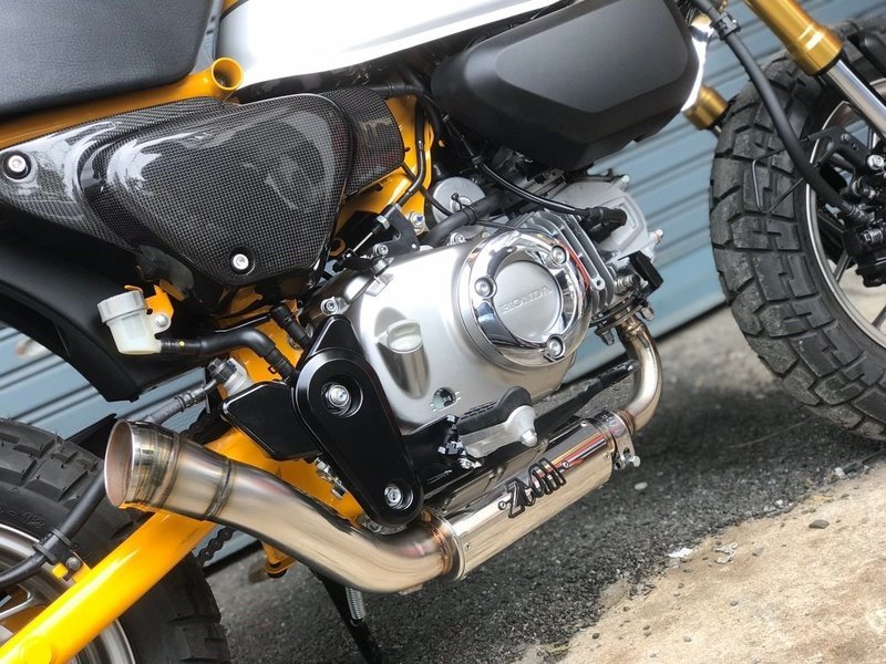 ZoOM Brute Exhaust Honda Monkey 125 Full System 2019-2020 + Carbon Fiber Side cover