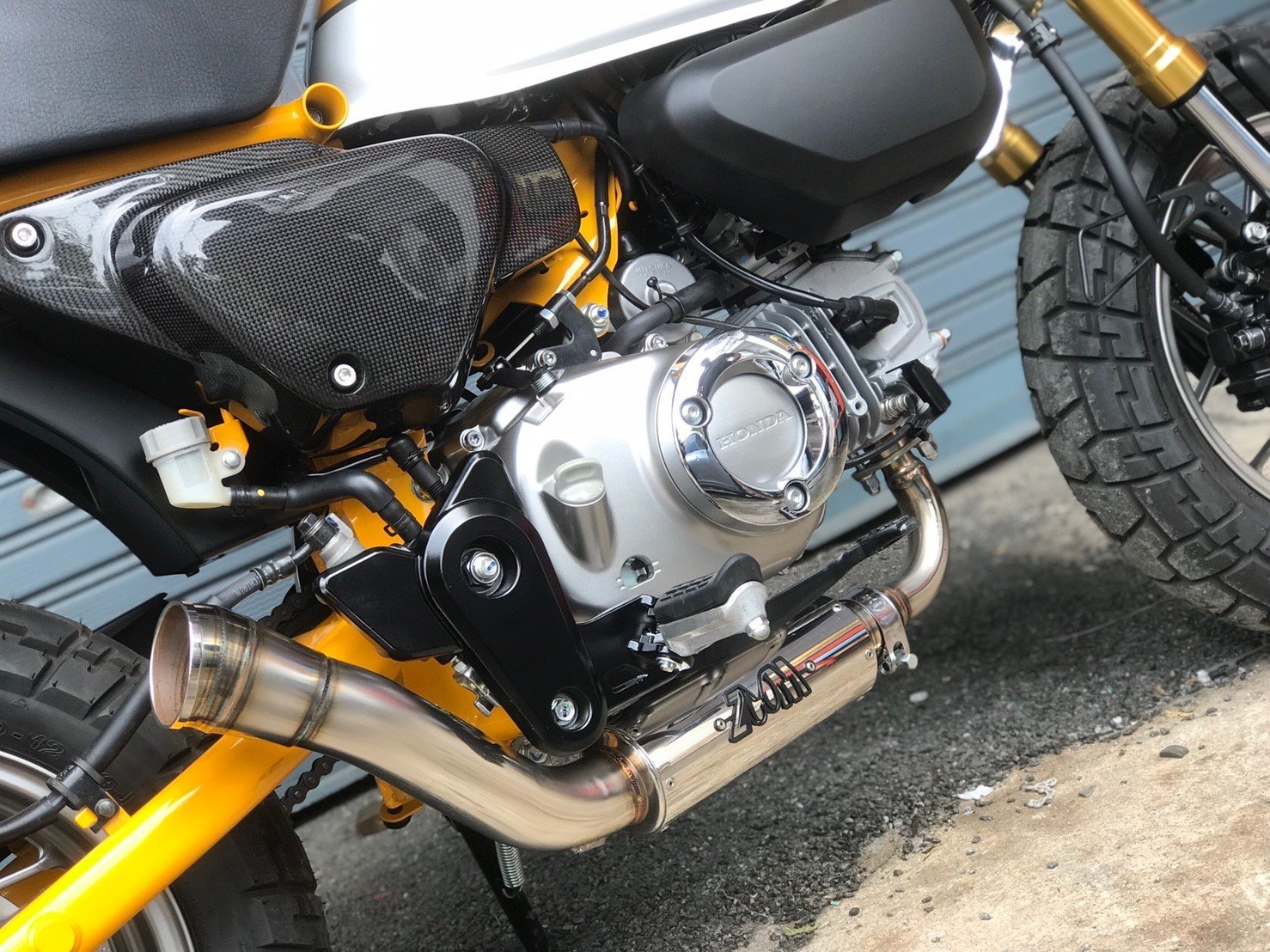ZoOM Brute Exhaust Honda Monkey 125 Full System 2019-2026 Low Mount