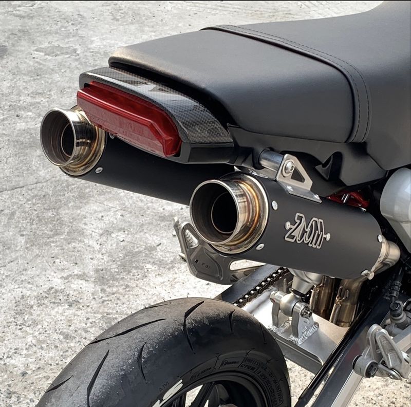 ZoOM Exhaust Honda MSX GROM 125 2022-2026 Dual Full System High Mount 2SLZ
