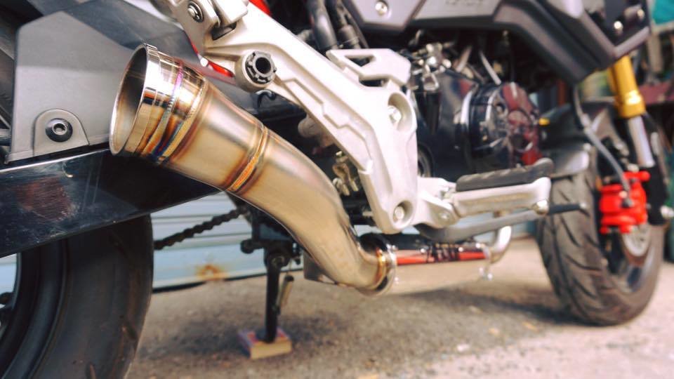 ZoOM Brute Exhaust Honda GROM 125 MSX SF 2013-2020 Full System Brute Low Mount