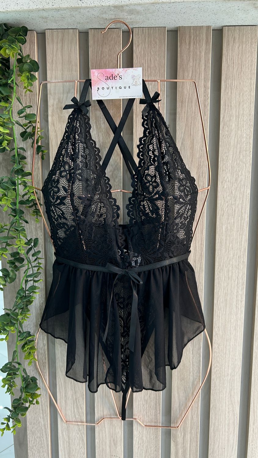 Black one piece