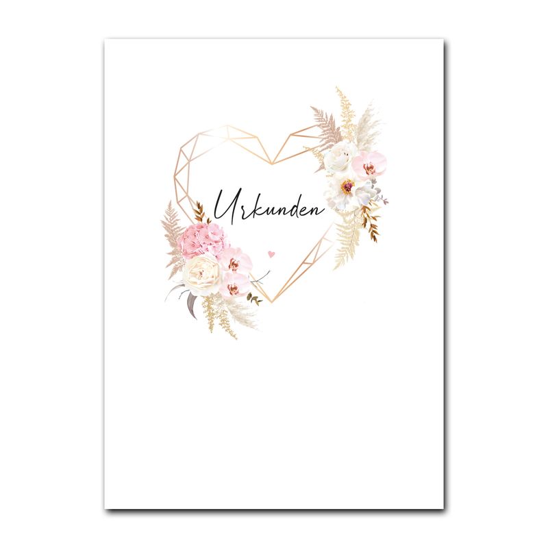 Urkundenmappen Flower (10er-Pack)
