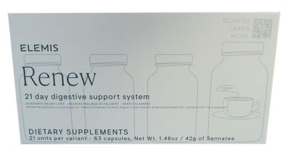 Elemis Renew 21 Day Digestive Support System. DIETARY SUPPLEMENTS Exp 2026