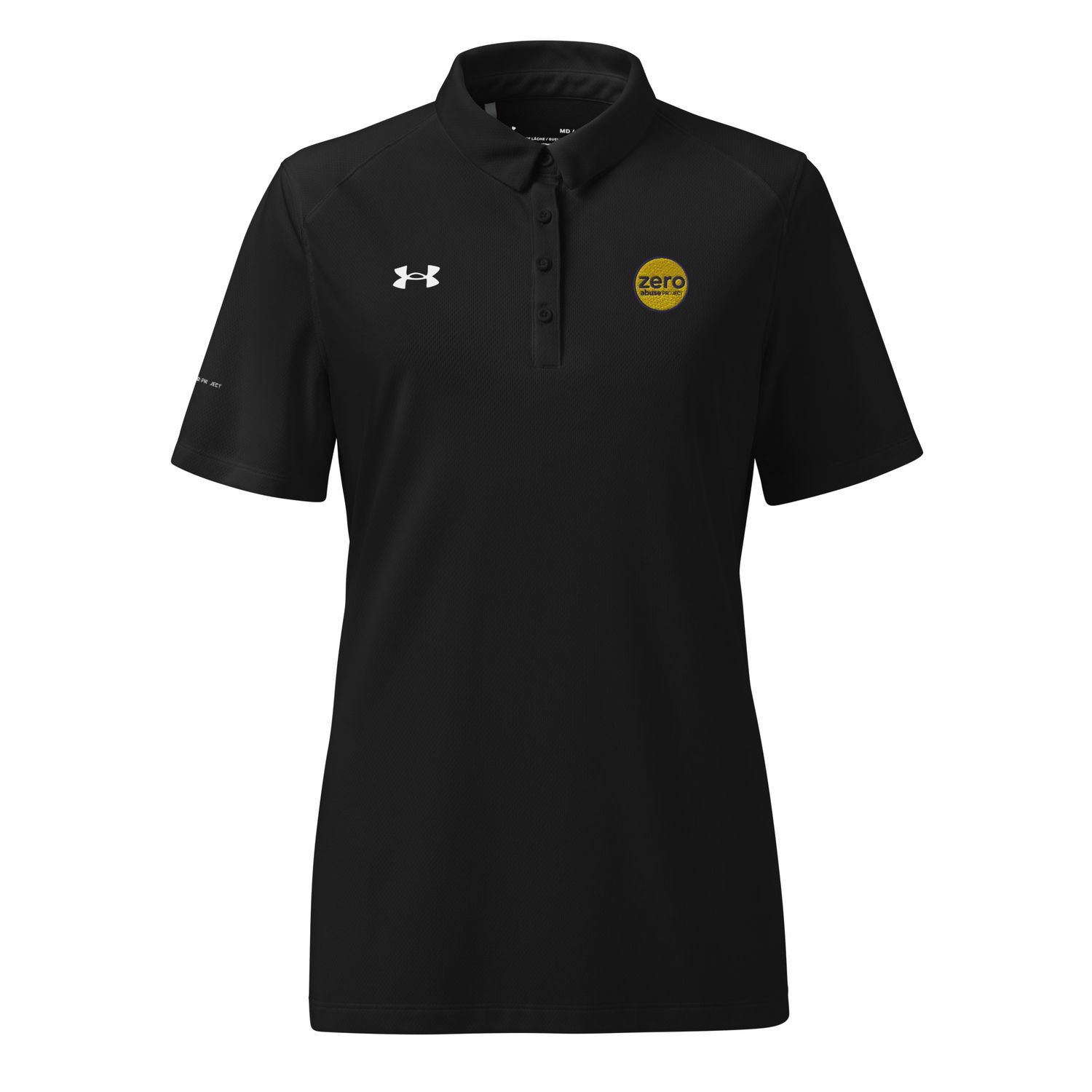 Under Armour® Women’s Polo - ZAP Circle Logo (Black, Grey &amp; Navy)
