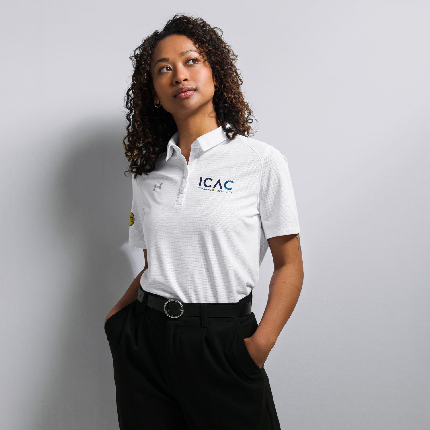 Under Armour® Women’s Polo - ICAC (White)