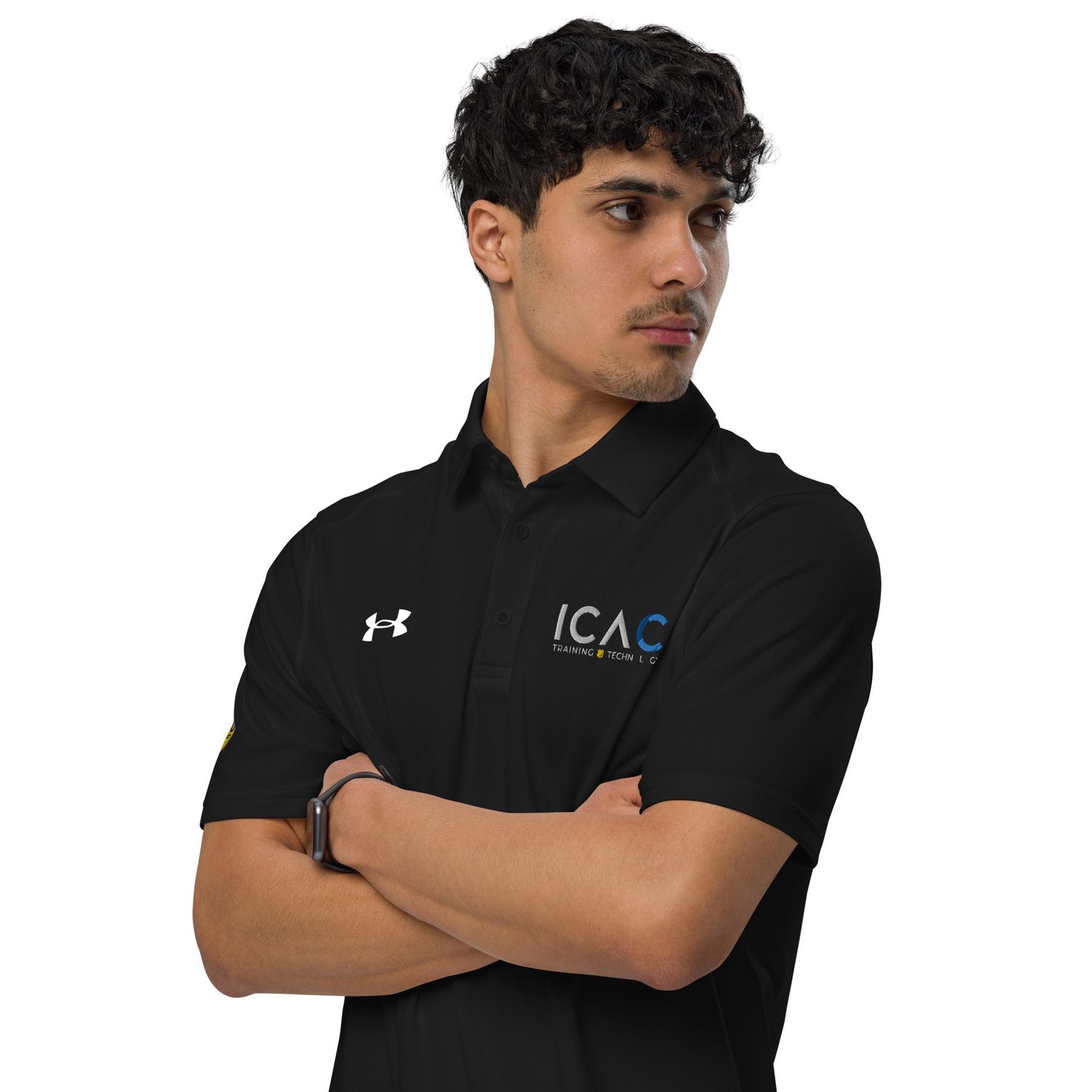 Under Armour® Men's Polo - ICAC (Black, Grey &amp; Navy)