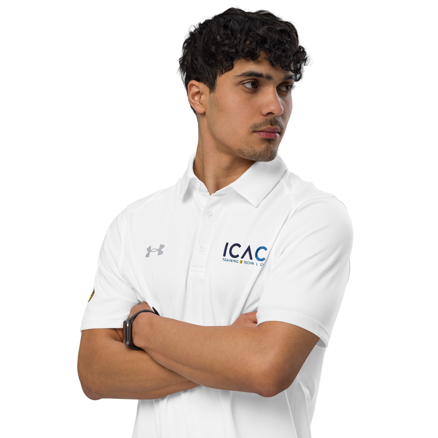 Under Armour® Men's Polo - ICAC (White)