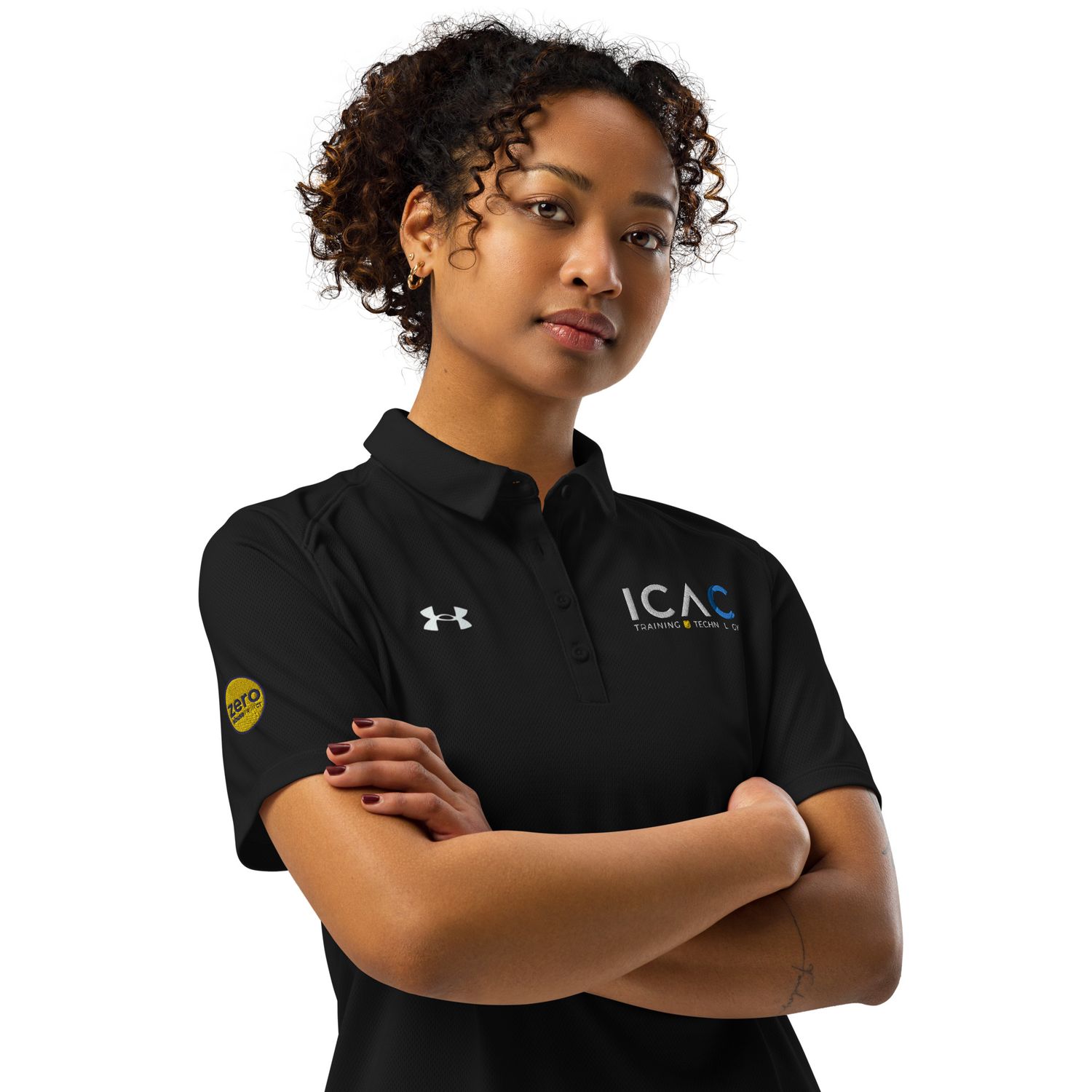 Under Armour® Women’s Polo - ICAC (Black, Grey &amp; Navy)