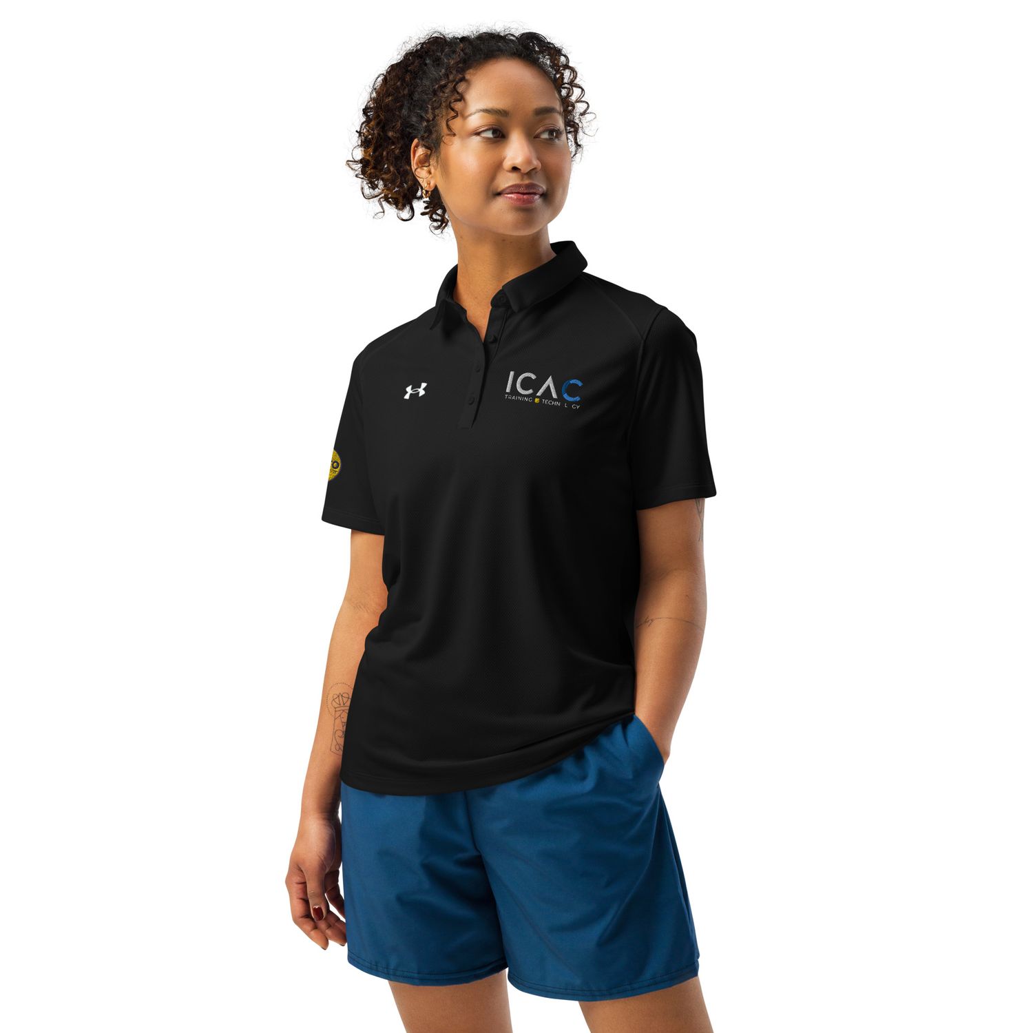 Under Armour® Women’s Polo - ICAC (Black, Grey &amp; Navy)