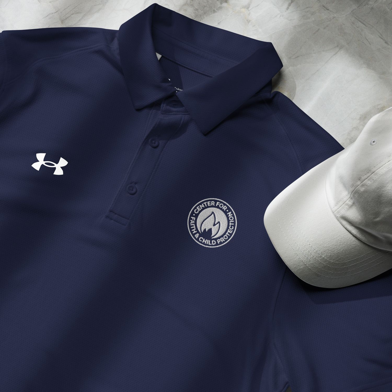 Under Armour® Men's Polo - CFCP (Black, Grey &amp; Navy)